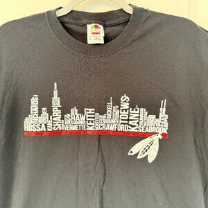 Chicago Blackhawks Player Skyline T-Shirt - Size XL